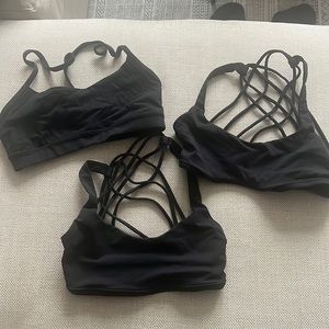 3 lululemon bras size 4 & 2